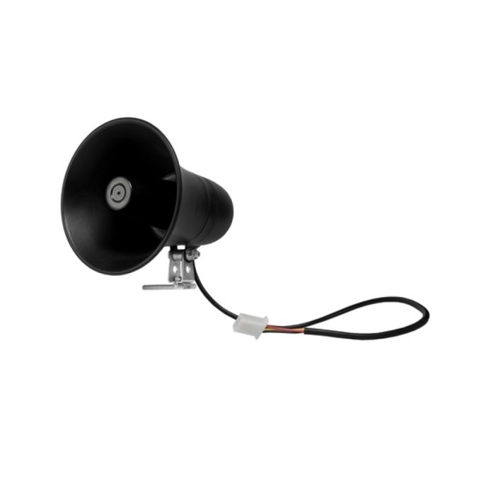 Sirena electronica motocicleta 12V 80W (PACHET COMPLET)